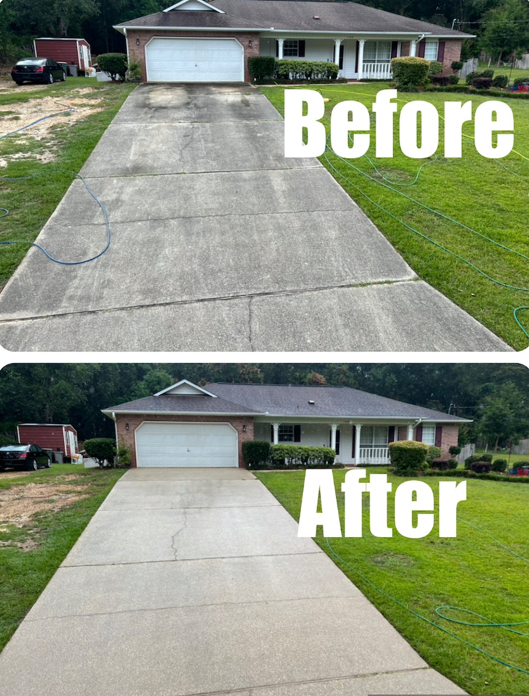 Driveway Cleaning in Cantonment Florida