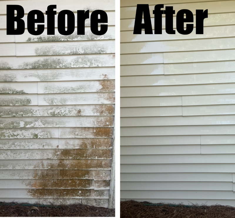 Low Pressure Vinyl Siding Cleaning in Pensacola FL