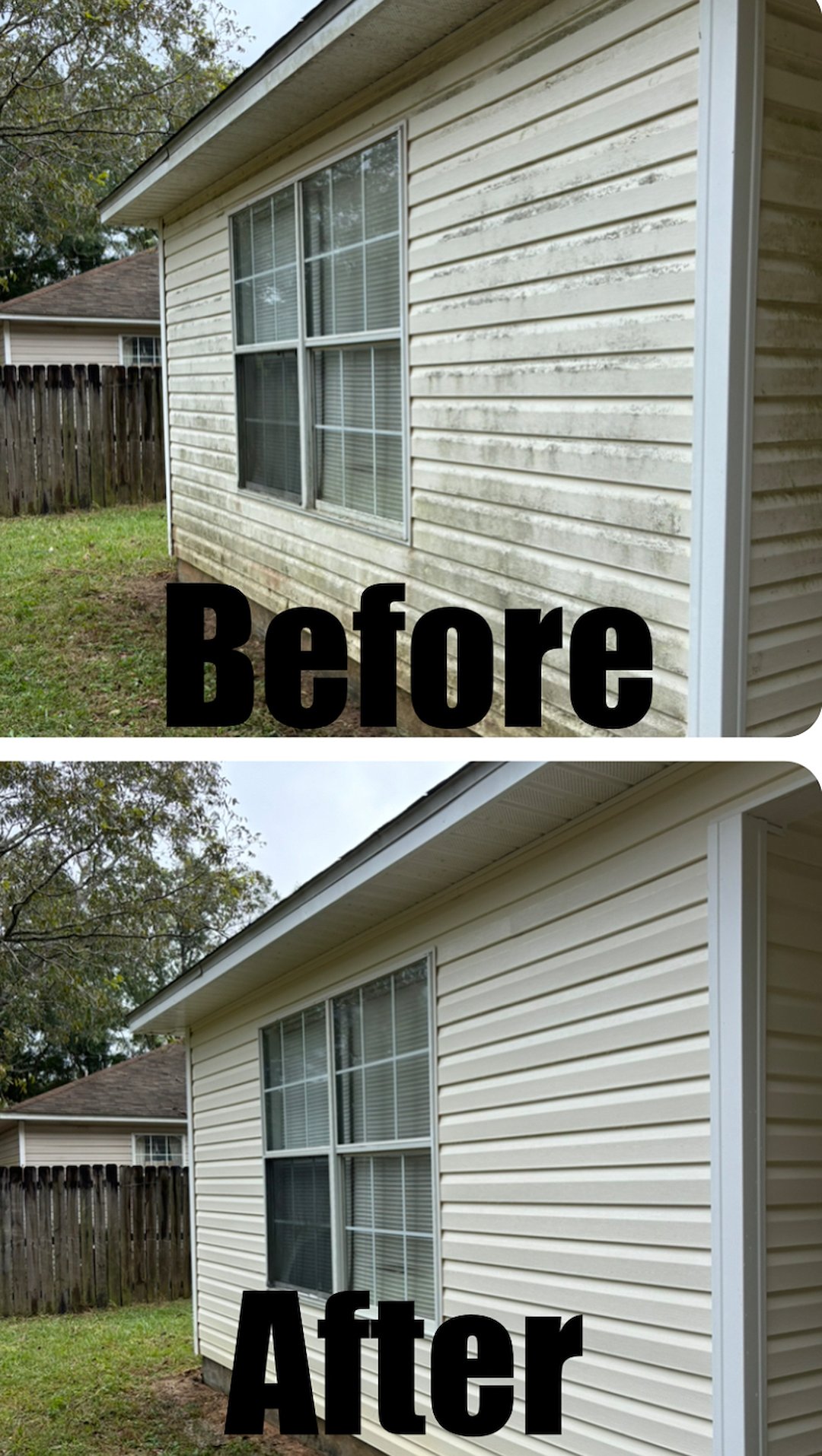 Pro Level Soft Wash Vinyl Siding in Cantonment Florida