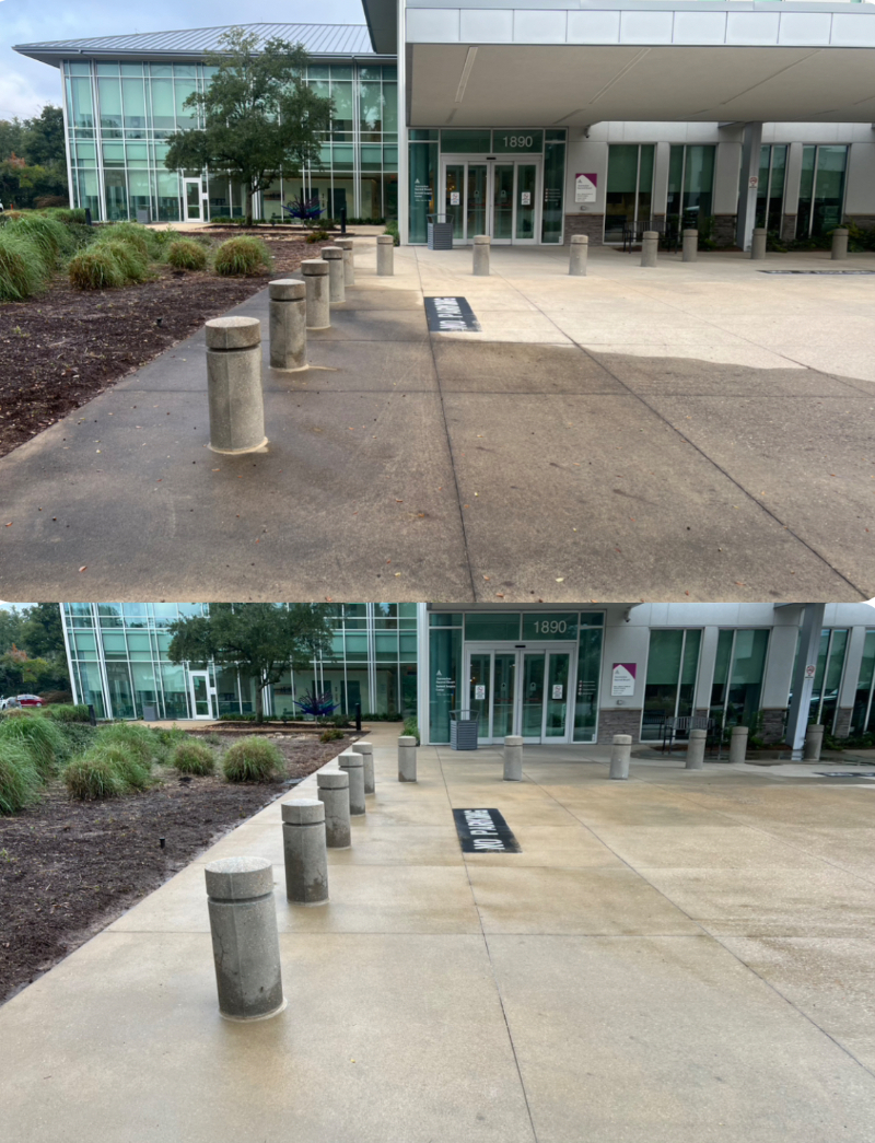 Sacred Heart Commercial Concrete Cleaning 